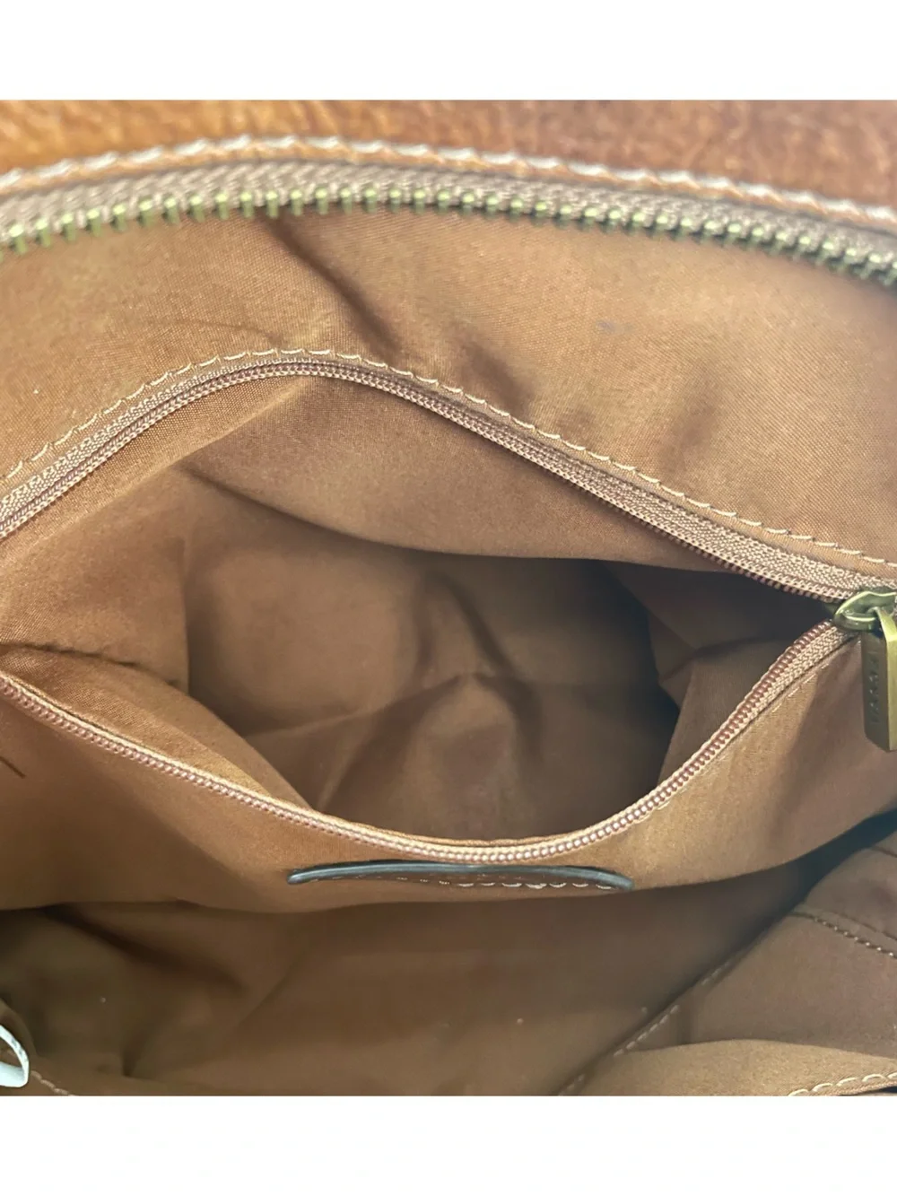 Fossil Sydney Leather Satchel Bag – Medium Brown